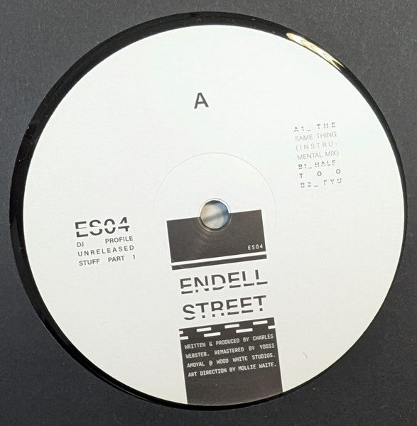 DJ Profile : Unreleased Stuff Part I (12")