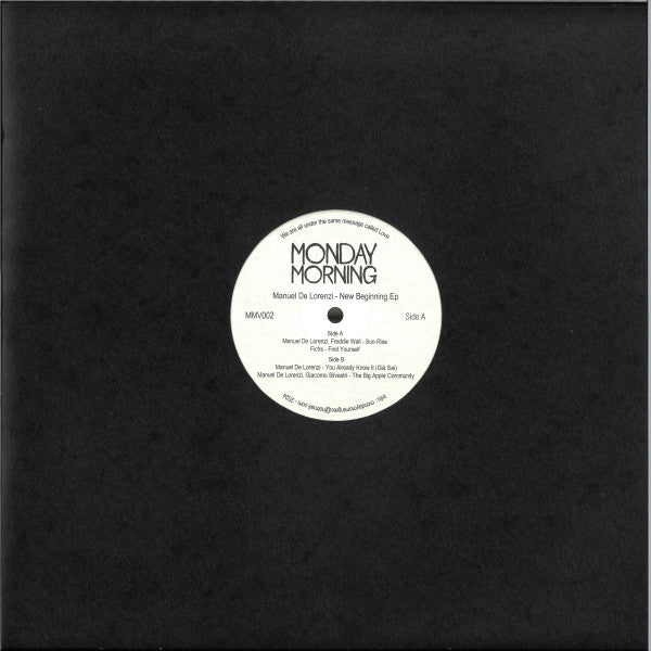 Manuel De Lorenzi, Fichs : New Beginning Ep (12")