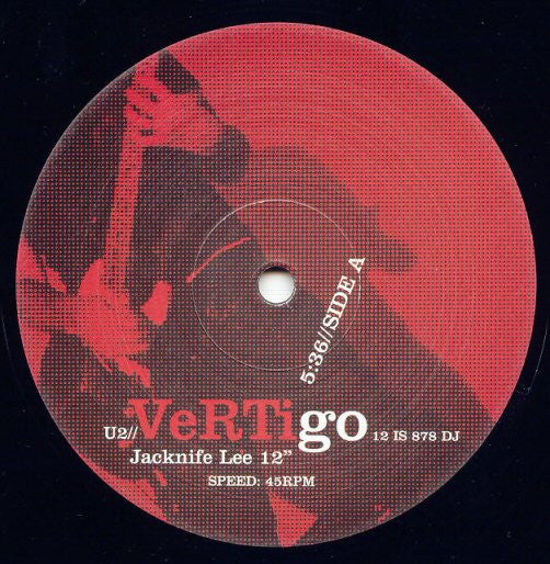U2 : Vertigo (12", Promo)