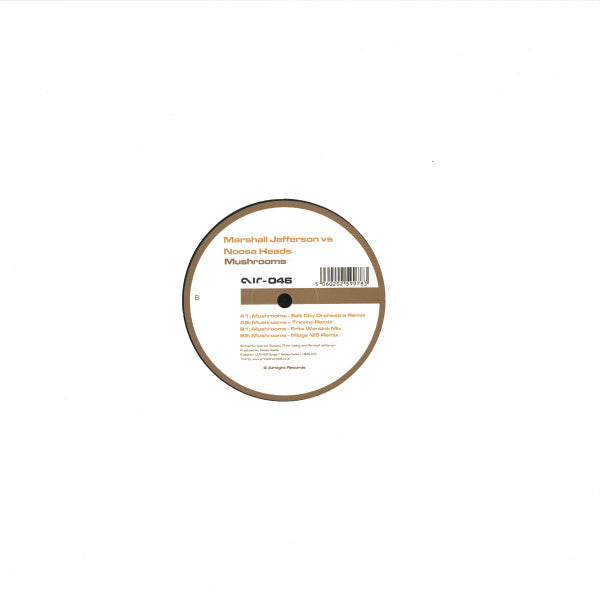 Marshall Jefferson vs Noosa Heads : Mushrooms (12")