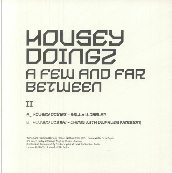Housey Doingz : A Few And Far Between II (10", Comp)