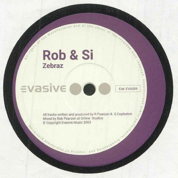 Rob & Si : Roll One Up (12", RE)
