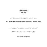 Various : Disco Berlin (1998 - 2025) (12", EP)