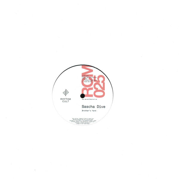 Sascha Dive : Brothers Yard (12", EP)