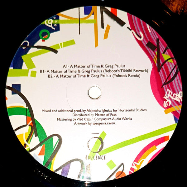 Cali Lanauze, Ryan Crosson : A Matter Of Time (12", EP)