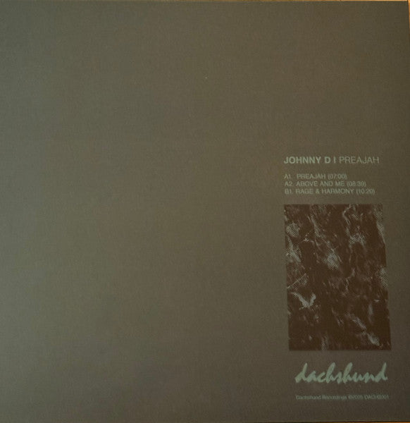 Johnny D : PREAJAH (12")