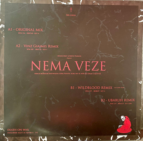 Bertie (9), Masha Mar : Nema Veze (12", EP, Single)