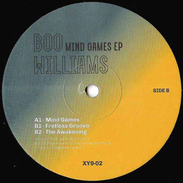 Boo Williams : Mind Games EP (12", EP)