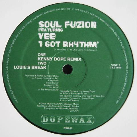 Soul Fuzion : I Got Rhythm (12")