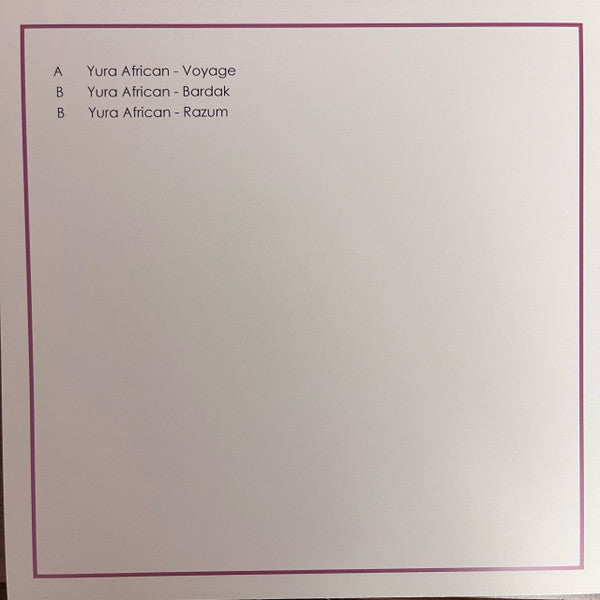 Yura African : Bardak EP (12", EP)