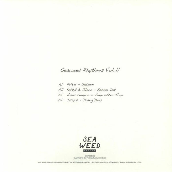 Priku, Zlene & Kalkyl, Andu Simion, Iuly.B : Seaweed Rhythms Vol.2 (12", EP, Gre)