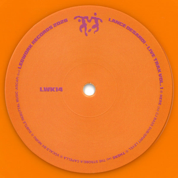 Lance DeSardi : Live Trax Vol.1 (12")