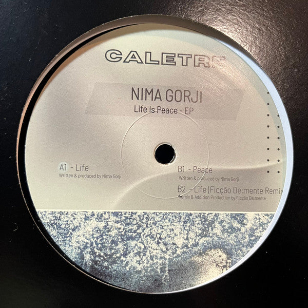 Nima Gorji : Life Is Peace EP (12", EP)