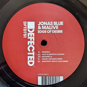 Jonas Blue & Malive : Edge of Desire (12")