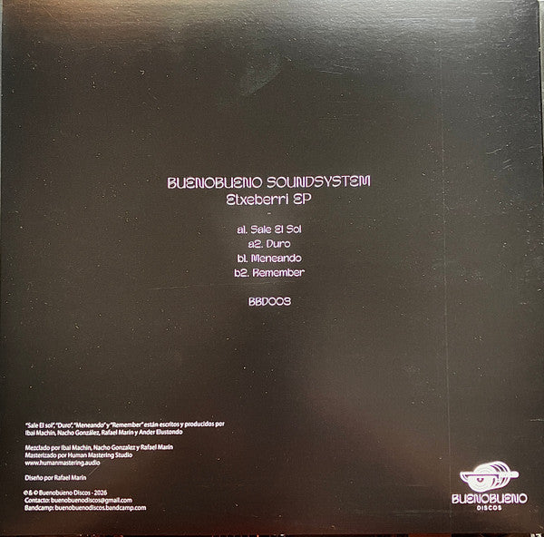 Buenobueno Soundsystem : Etxeberri EP (12", EP)