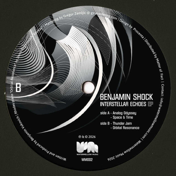 Benjamin Shock : Interstellar Echoes (12")