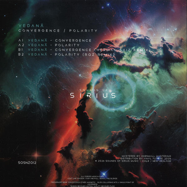 Vedanā : Convergence / Polarity (12")
