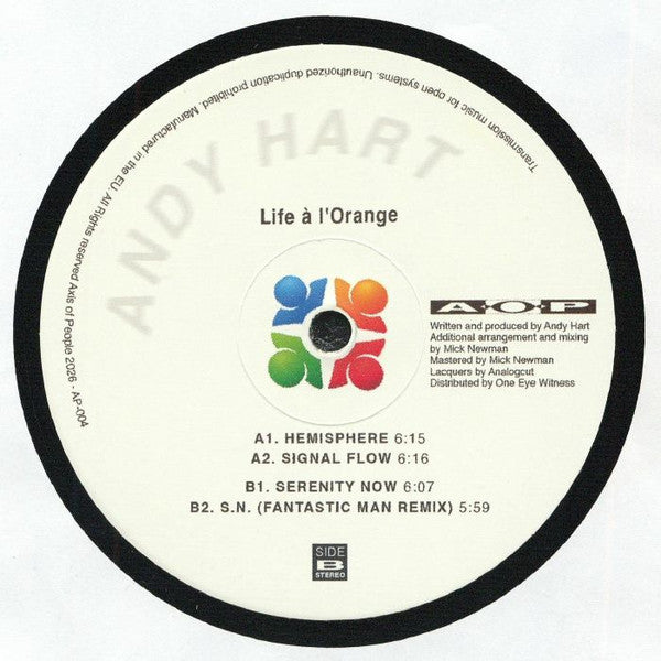 Andy Hart : Life À L'Orange (12")
