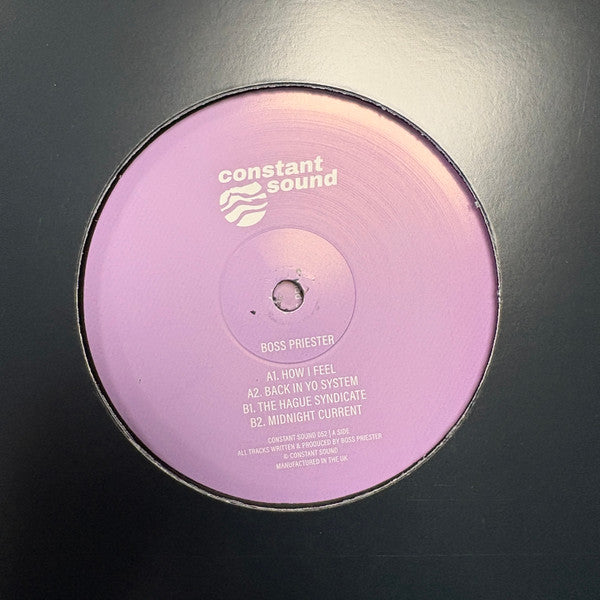 Boss Priester : How I Feel (12", EP)