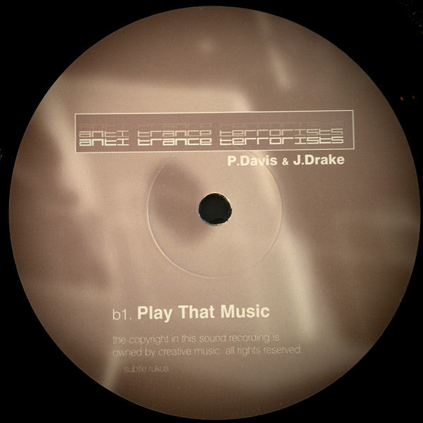 Anti Trance Terrorists : Who Done It (12")