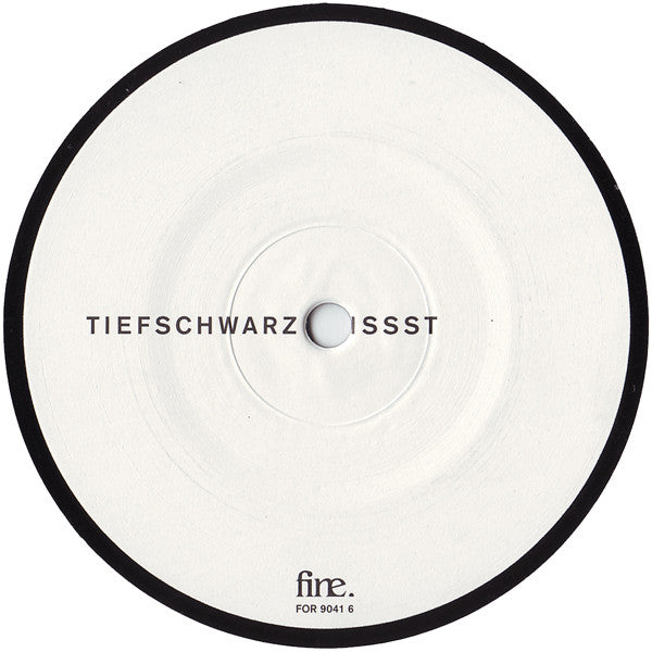 Tiefschwarz : Issst (12", S/Sided, Promo)