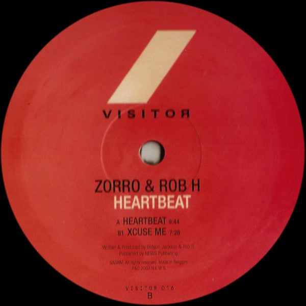 Zorro & Rob H* : Heartbeat (12")