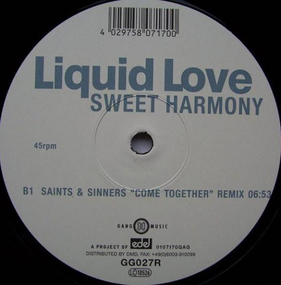 Liquid Love : Sweet Harmony (12")