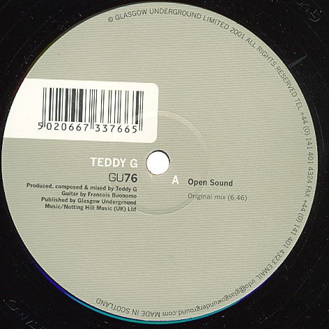 Teddy G : Open Sound (12")