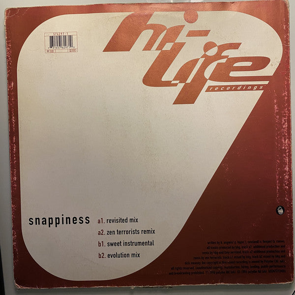 BBG : Snappiness (12")