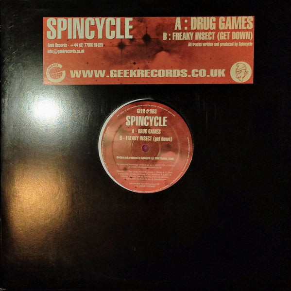 Spincycle : Drug Games / Freaky Insect (Get Down) (12")