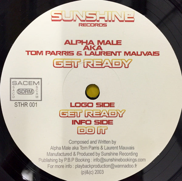 Alpha Male : Get Ready (12")