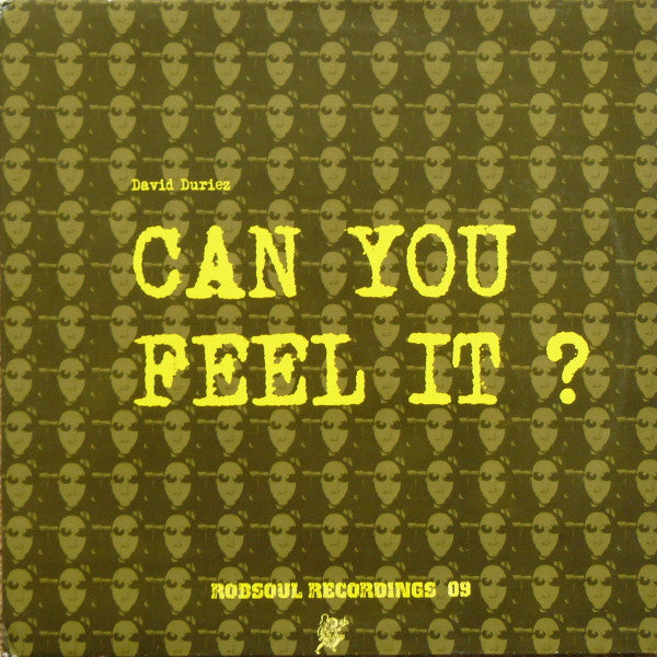 David Duriez : Can You Feel It? (12")