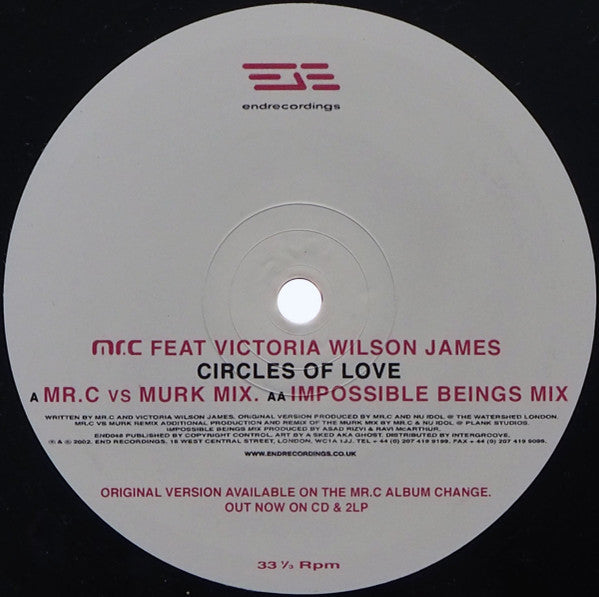 Mr. C Feat. Victoria Wilson James* : Circles Of Love (12")