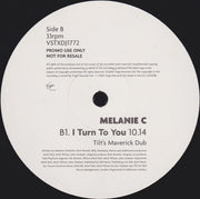 Melanie C : I Turn To You (Mixes By Tilt) (12", Promo)