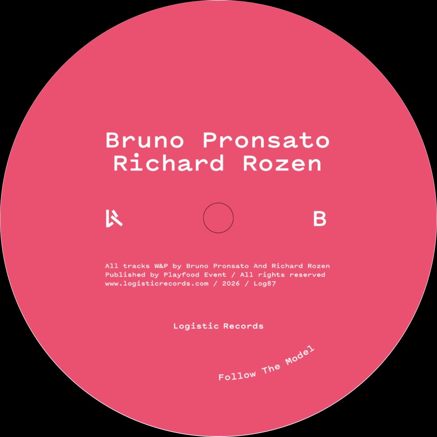 Bruno Pronsato, Richard Rozen - EP 2  (Logistic Records) (M)