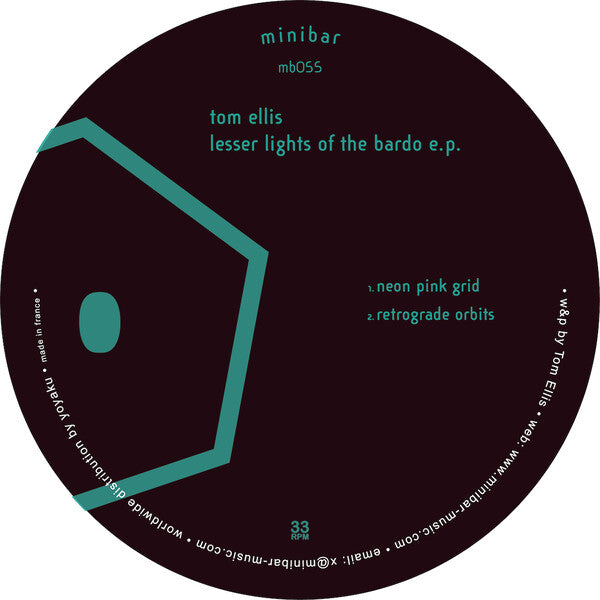 Tom Ellis - Lesser Lights Of The Bardo e.p. (Minibar) (M)