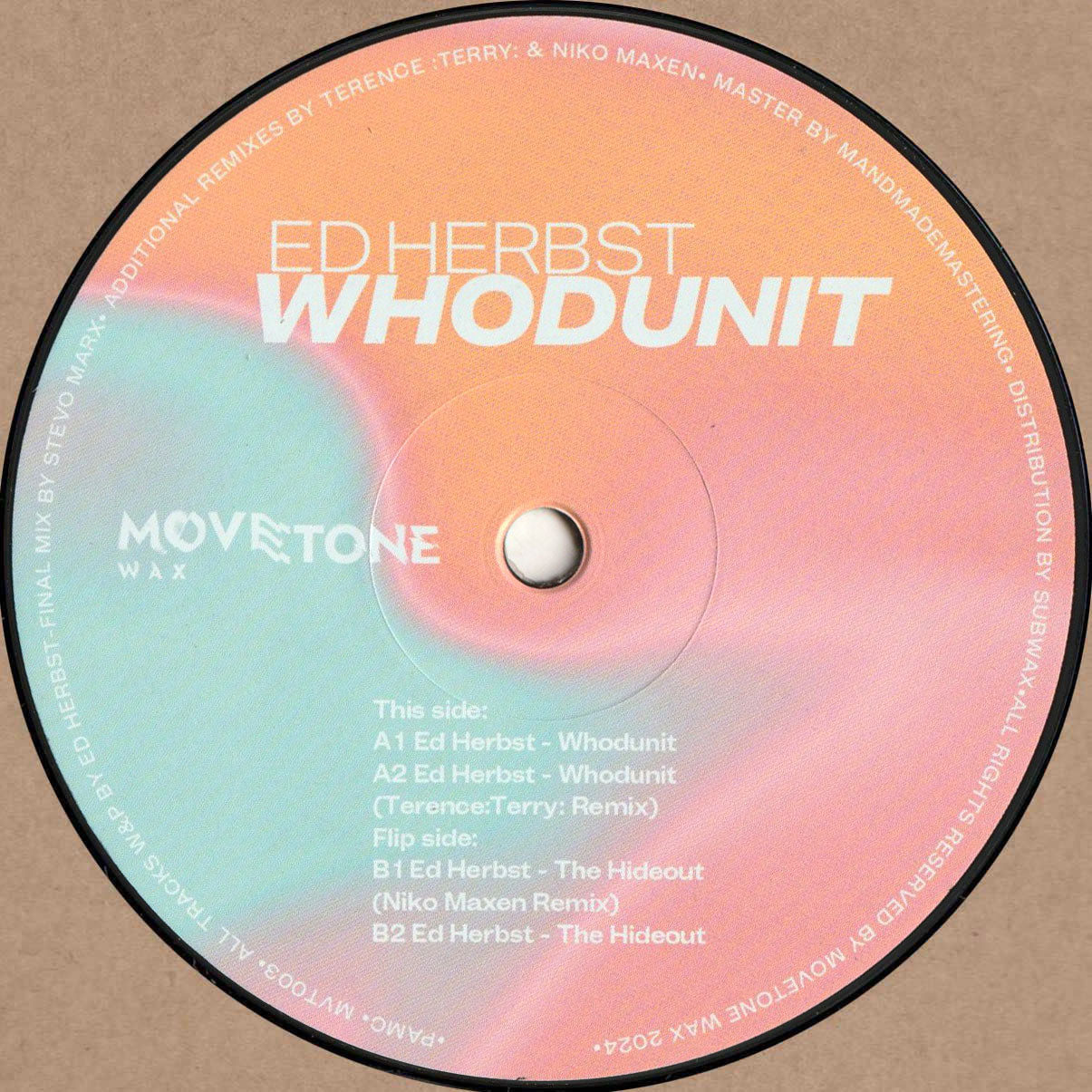 Ed Herbst - Whodunit (Movetone Wax) (M)