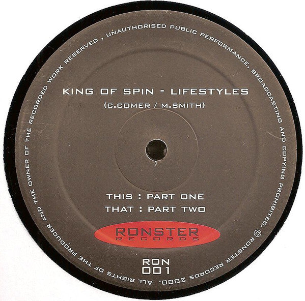 King Of Spin : Lifestyles (12")