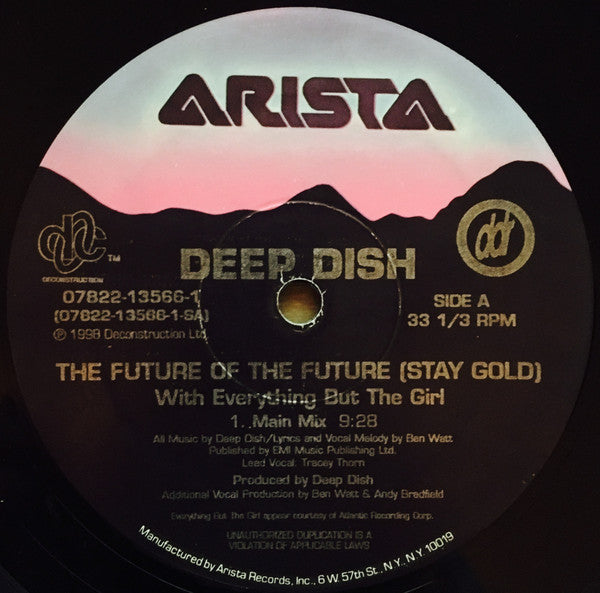 Deep Dish With Everything But The Girl : The Future Of The Future (Stay Gold) (12")