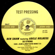 Ben Shaw Featuring Adele Holness : So Strong (2x12", Promo, TP)