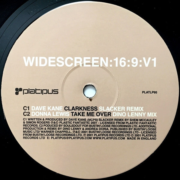 Various : Widescreen:16:9:V1 (2xLP, Comp)