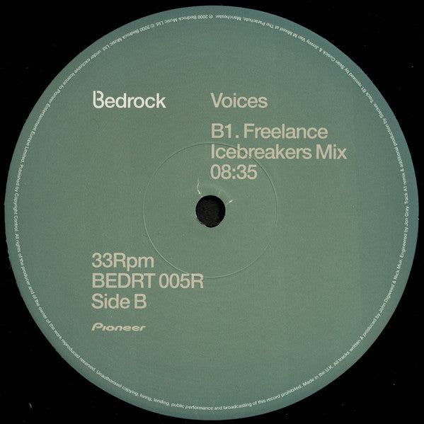 Bedrock : Voices (Part 2) (12")