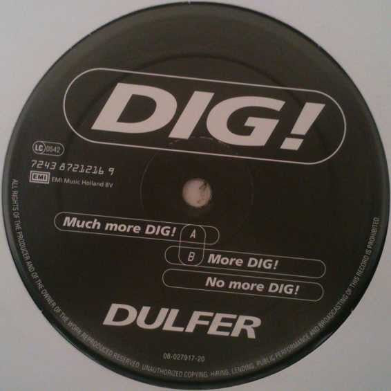Hans Dulfer : Dig! (12")