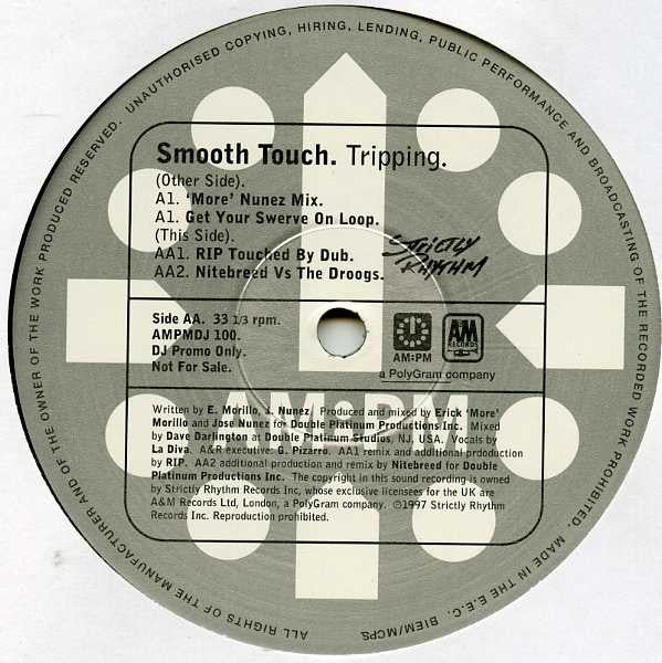 Smooth Touch : Tripping (Erick 'More' Morillo / RIP / Nitebreed Mixes) (12", Promo)