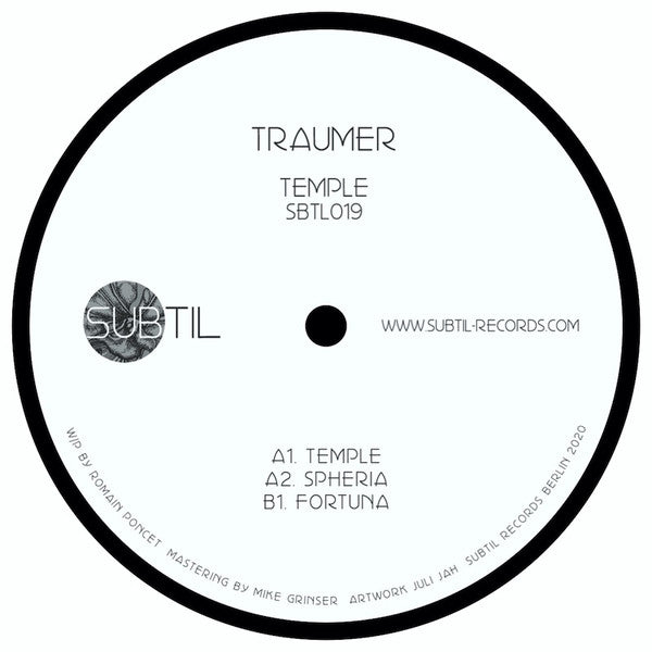Traumer : Temple (12")