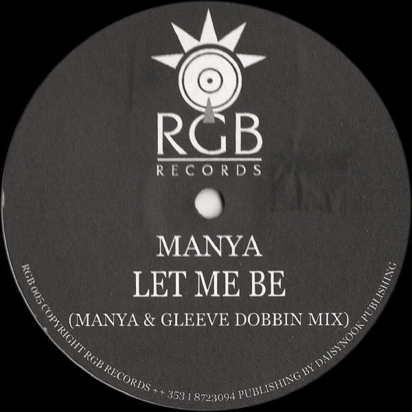 Manya : Let Me Be (12")