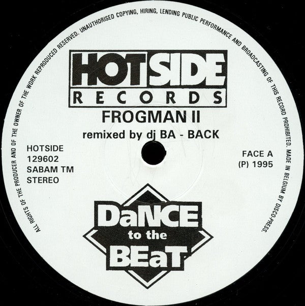 Frogman : II (Remixed By DJ Ba-Back) (12")