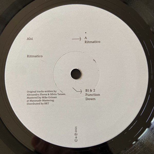 Alsi (2) : Ritmatico (12", EP)