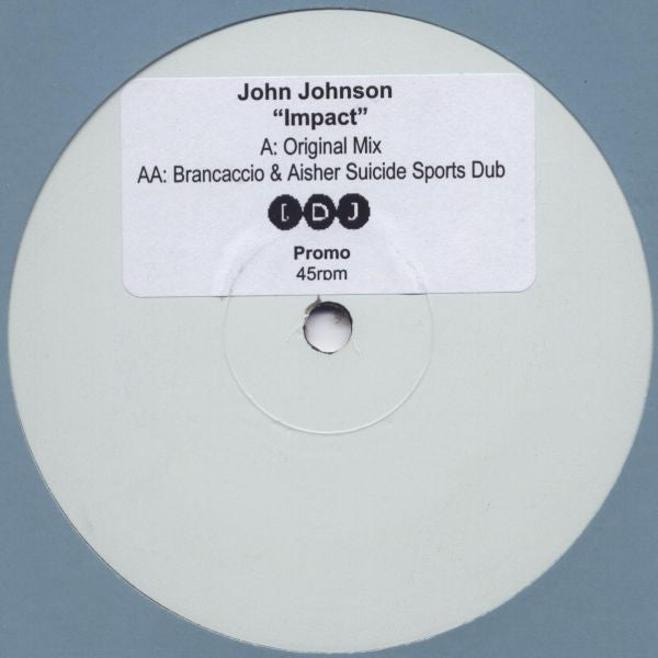 John Johnson : Impact (12", Promo, W/Lbl, Sti)