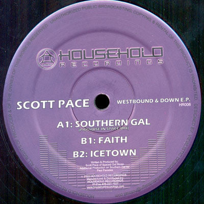 Scott Pace : Westbound & Down E.P. (12", EP)